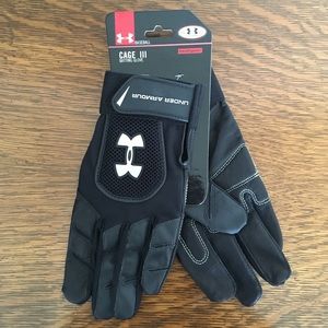 Men’s Under Armour Cage III batting gloves